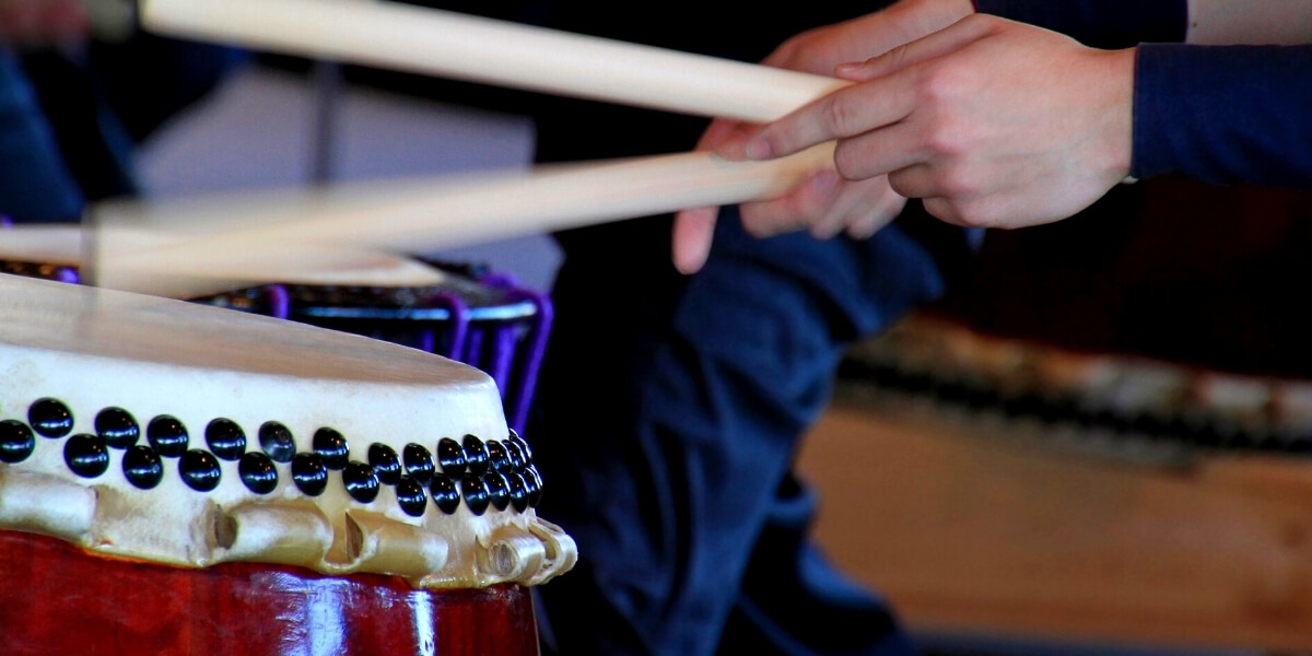 Taiko drumming workshop in Richmond