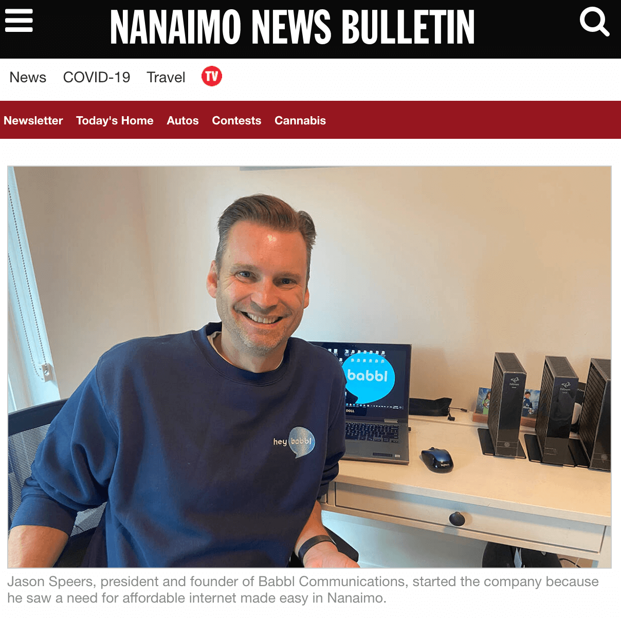 Jason Speers Chats With The Nanaimo News